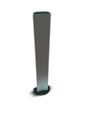 Universele Aluminium Kolom 'UNI20' H = 500mm