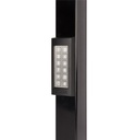 SLIMSTONE-2-9005 Weerbestendig codeklavier met 2 interne relais in RAL 9005