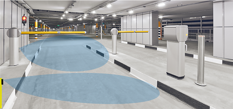 Voertuig detectie voor automatische hekken, poorten en slagbomen I Optex OVS-02GT