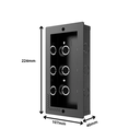 Akuvox E16 inbouwmontage kader