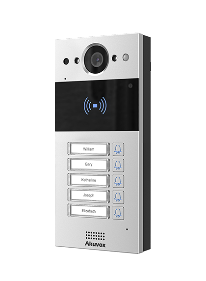 Akuvox R20BX5 Intercom - 5 button incl. opbouw set