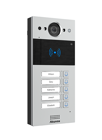Akuvox R20BX5 Intercom - 5 button incl. opbouw set