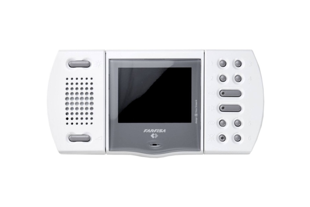 MONITOR-WIT-HANDENVRIJ-KLEUR-6 KN-ECHOS-CONV. ELO I Farfisa
