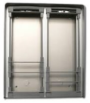 BOITIER AVEC VISIERE ANTI-PLUIE EN SAILLIE POUR 2 X 3 M-MODY