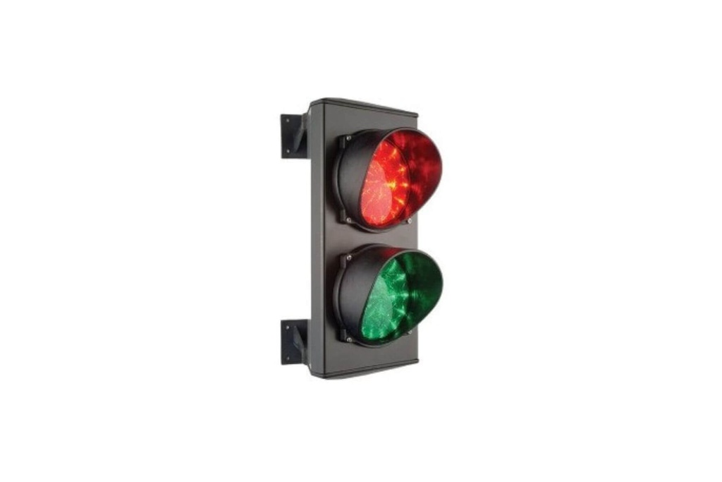 FEU ROUGE/VERT AVEC LED-Ø 124 MM-24 VAC-DC