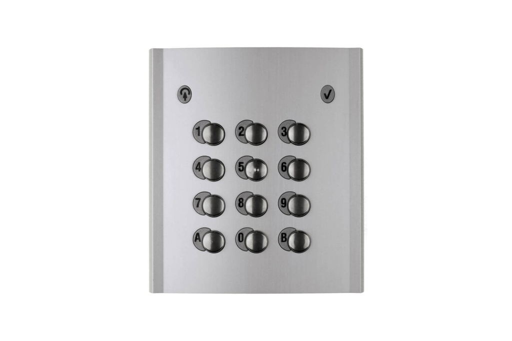 FRONTPLAAT MET CODEKLAVIER-12 CODES-2 RELAIS-PROFILO I Farfisa