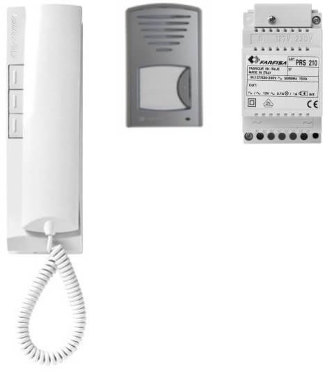 KIT PARLOFOON-INBOUW-EXHITO-CLICKIT-RED. ELO I Farfisa 