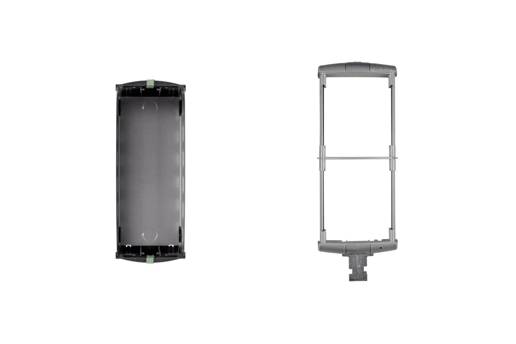 BOÎTIER D'ENCASTREMENT AVEC CADRE DE FIXATION POUR 2 M-PROFI