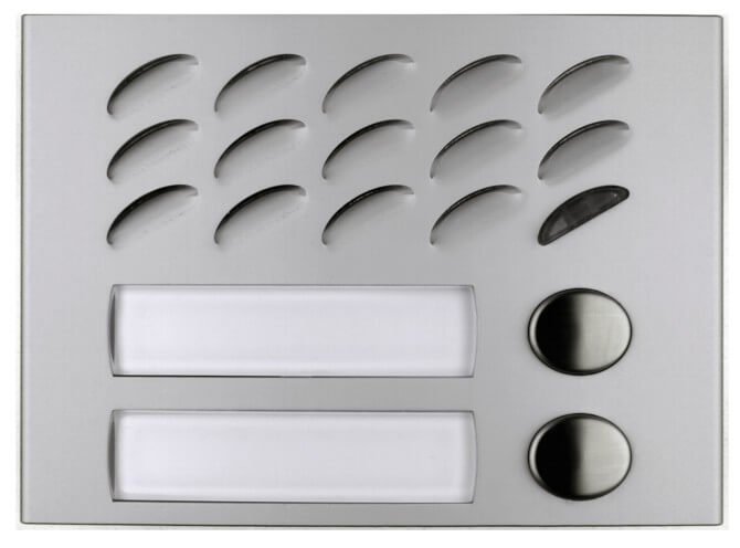 FRONTPLAAT ZONDER VERSTERKER-2 KN-MODY-CONV. ELO-ALO I Farfisa 