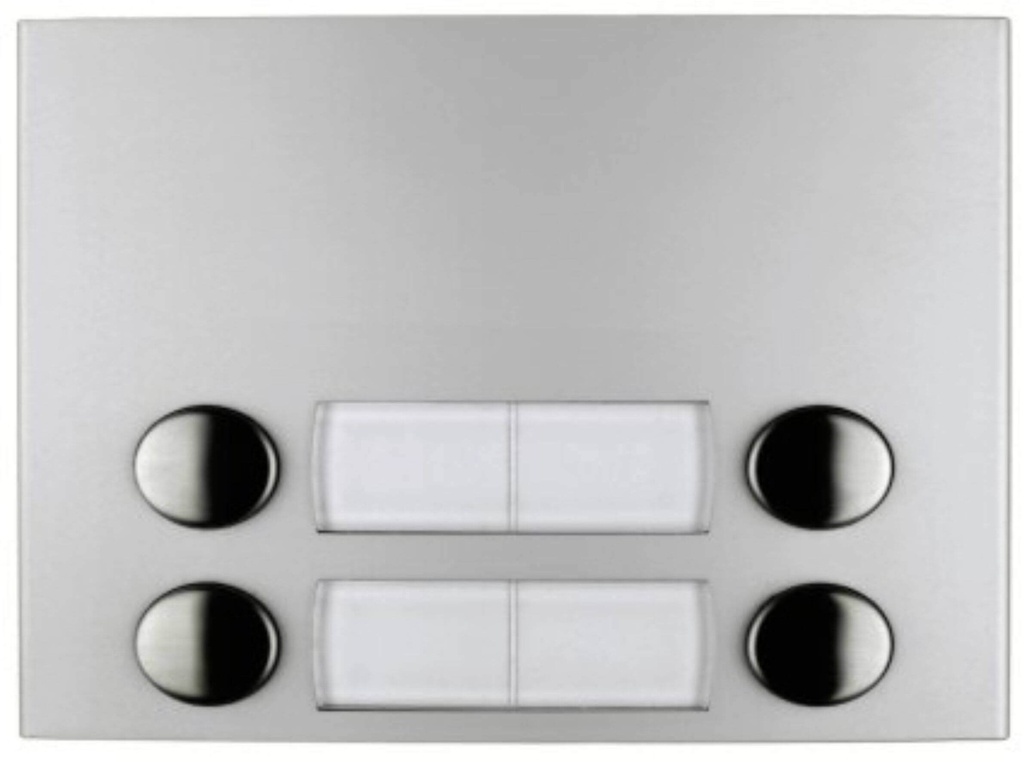 FRONTPLAAT MET 2 X 2 KN-MODY I Farfisa