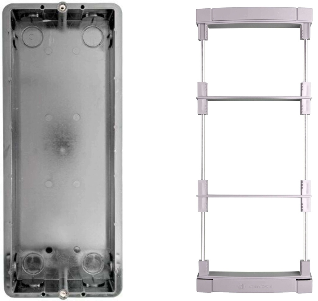 INBOUWBEHUIZING MET BEVESTIGINGSKADER VOOR 3 M-MODY I Farfisa 