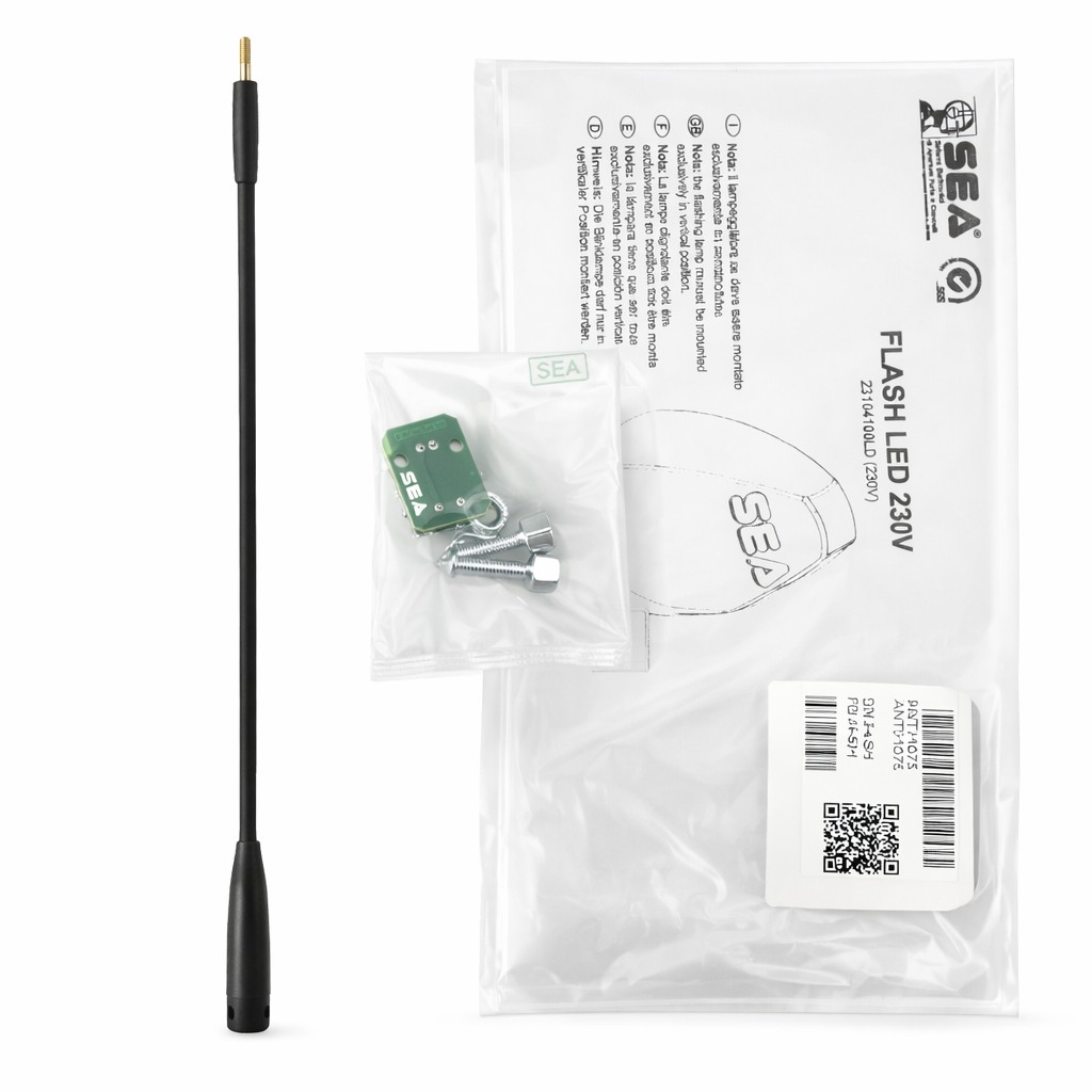KIT ANTENNE 433 MHZ VOOR KNIPPERLICHT 24V