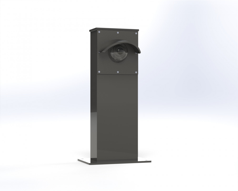 Master ANPR camerazuil type 3, RAL 7016.