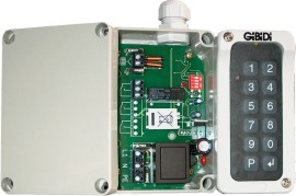 Codeklavier met 1 Relais | 4 Programmeerbare Codes | 2-delig | Opbouw | IP65 | 230V    