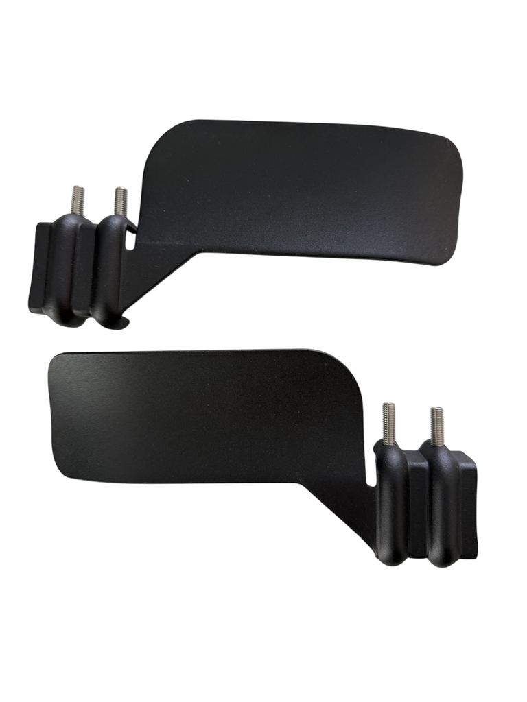 Kit eindplaten rechts-links mechanisch Lepus-Saturn zwart