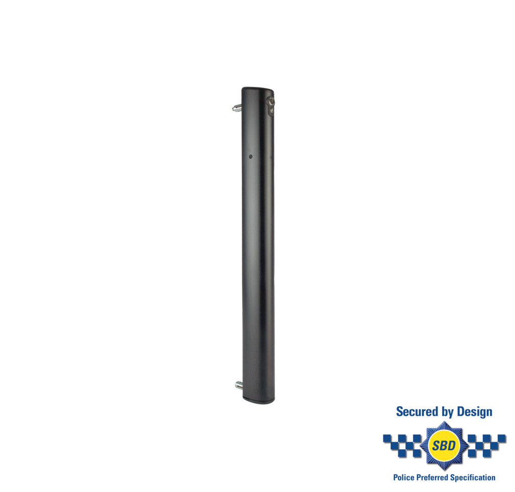 Gemotoriseerde grondgrendel met voeding - Zwart - Locinox (kopie)