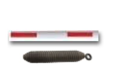 KIT LIGHT S2 ronde arm 3m + Ø 6,5mm en veer voor Rapid 