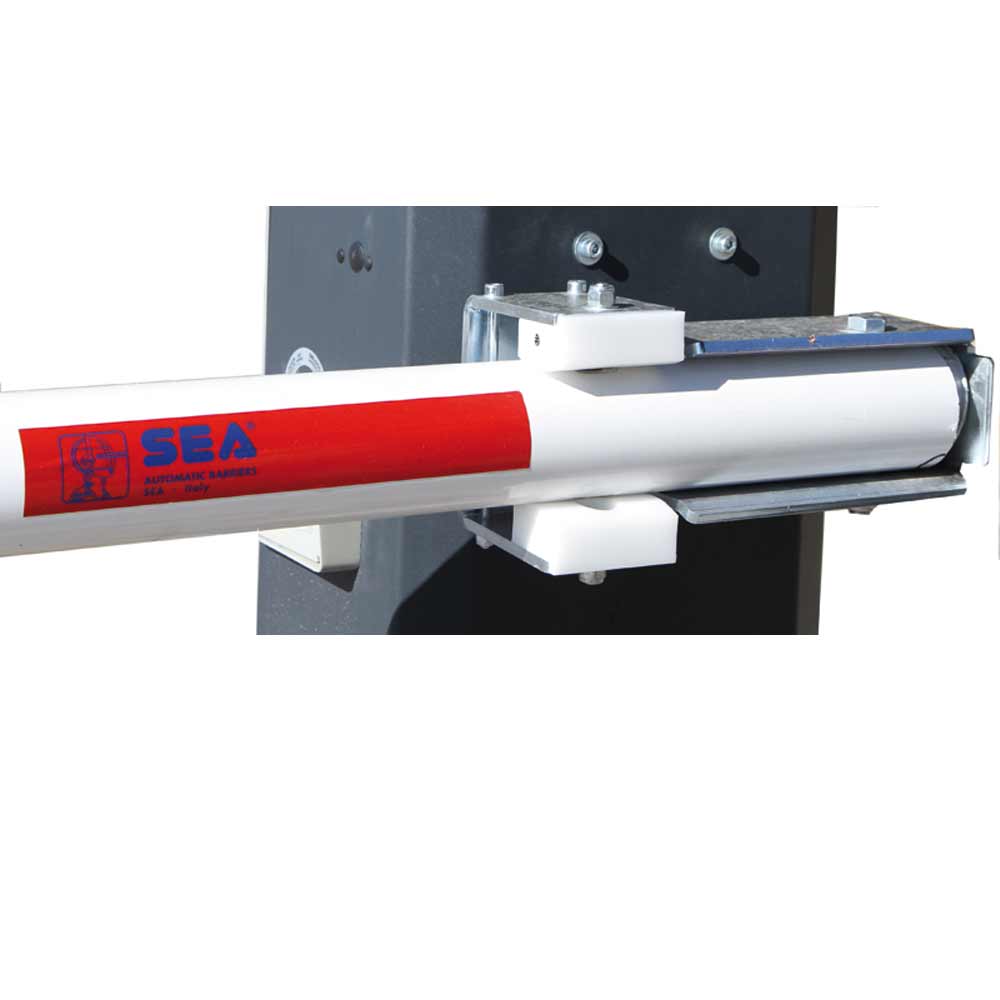Kit ronde slagboomarm 3 m met snelontkoppeling bij aanrijding I Ø70 mm, incl. veer & beugel voor Vela Rapid