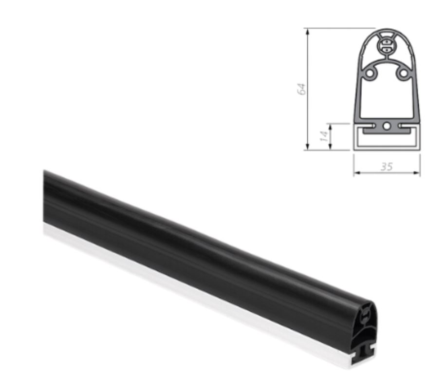 Mayser SP 57-3 TPE | Veiligheidsschakellijst, rubberprofiel TPE 