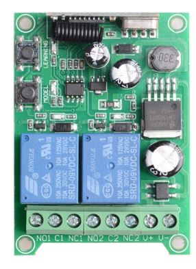 UNIVERSELE ONTVANGER 433 MHz-2 KANAAL - CANN433 - 230