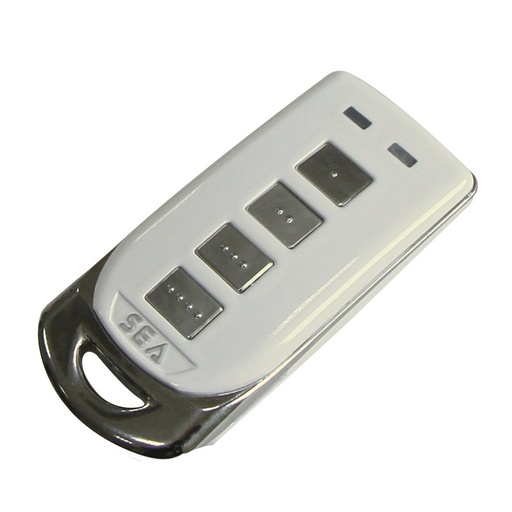 [23110711-40] ÉMETTEUR EAGLE-BLANC-FIXE OU ROLLING CODE-4 C-433 MHz-40 PIÈ