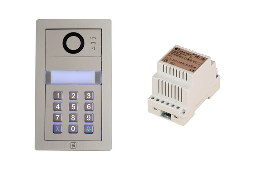 [KIT1MCPDAB] KIT MYCOM MET CODEKLAVIER-1-4 KN-ALBA-INBOUW/OPBOUW I Farfisa 