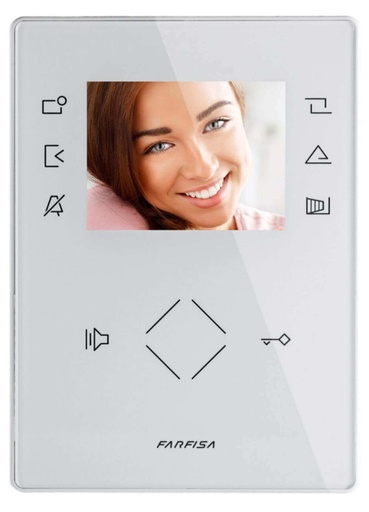 [ZH1000IPW] MONITEUR-BLANC-MAINS LIBRES-COULEUR-ZHERO-IP SYSTEM