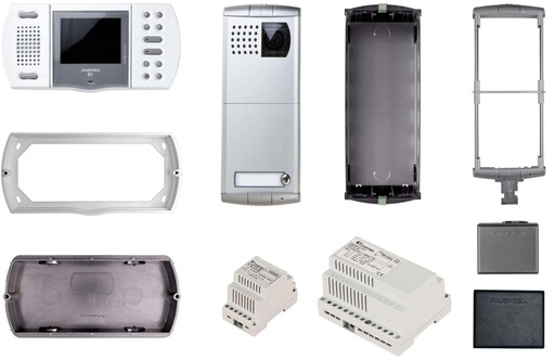 [KIT9262PLCW] KIT VIDEO-WIT-HANDENVRIJ-KLEUR-ECHOS-PROFILO-DUO I Farfisa 