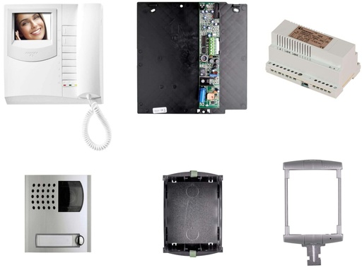 [KIT3161PLC] KIT VIDEO-KLEUR-EXHITO-PROFILO-RED. ELO I Farfisa 