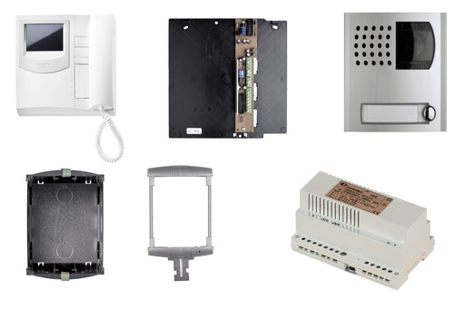 [KIT3111PLC] KIT VIDEO-COULEUR-EXHITO-PROFILO-RED. ELO