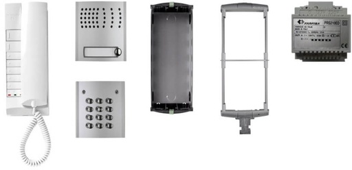 [KIT1PEXFD] KIT PARLOPHONE AVEC CLAVIER A CODE-EXHITO-PROFILO-RED. ELO