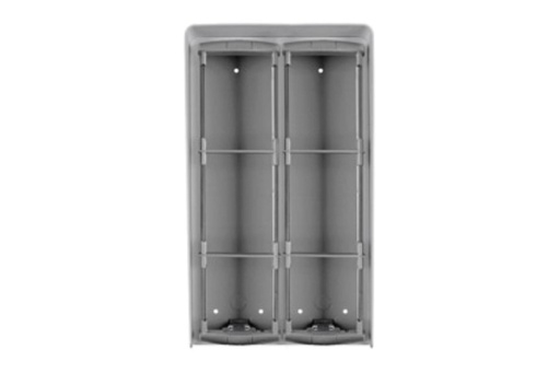 [PL96] OPBOUWBEHUIZING MET REGENAFSCHERMING VOOR 2 X 3 M-PROFILO I Farfisa