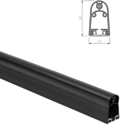 [GE365DG.300] LISSE DE SÉCURITÉ AVEC 2ÈME CÂBLE-2,50 M