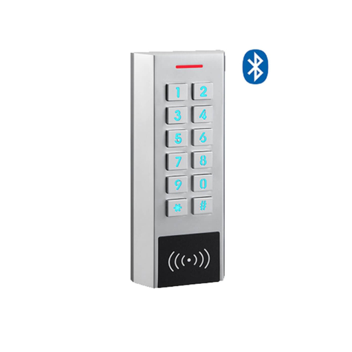 [99101BT] CODEKLAVIER MET KAARTLEZER EN BLUETOOTH-1 RELAIS-1000 CODES-