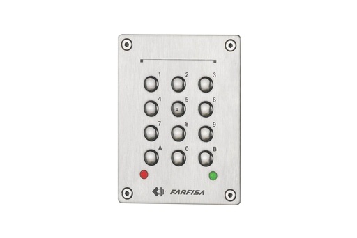 [FC32P] FRONTPLAAT MET CODEKLAVIER-4 CODES-2 RELAIS I Farfisa