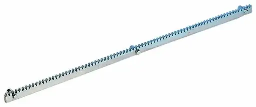 [AJ91112/4] 4 M CRÉMAILLÈRE EN ACIER C40, M4 (30x12)-12 AXES ENTRETOISE