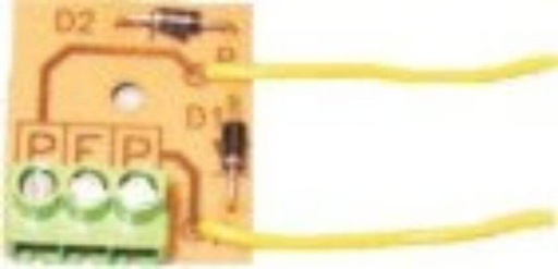 [241D] CARTE AVEC 2 DIODES-MODY-RED. ELO
