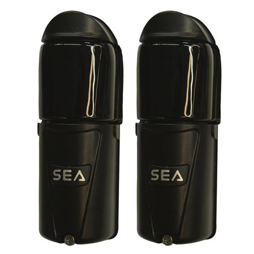 [23102143] FLIPS Bat Screened – Draadloze Fotocellen op Batterij | 180° Aanpasbare Lens | 15 m Bereik | Antivandalisme Bevestiging