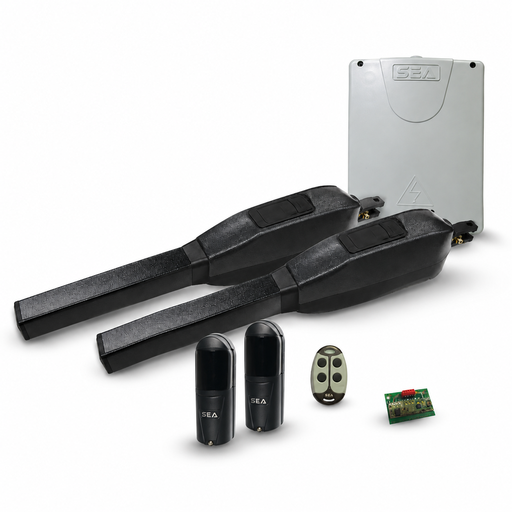 [K/FOIL400] KIT Foil S 230V slag 400 mm met Gate 2DG sturing - Zwart    (kopie)